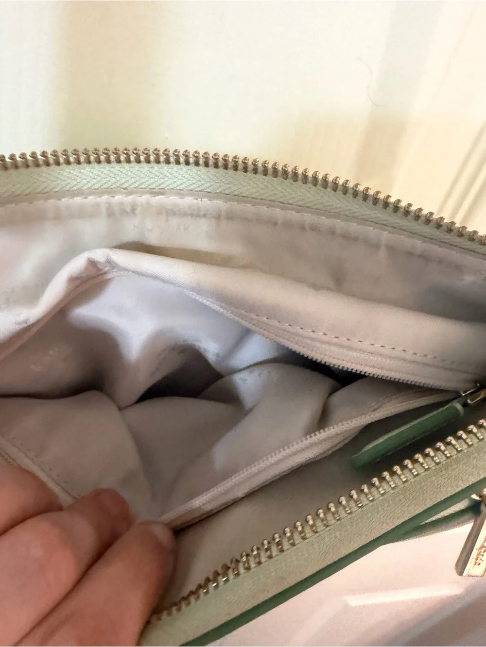 kate spade Mint Green Leather Crossbody Shoulder Bag